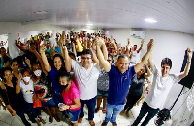 Fernanda e Evaldo Gomes reúnem moradores e lideranças da zona Sul de Teresina